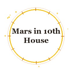 Mars in 10th House